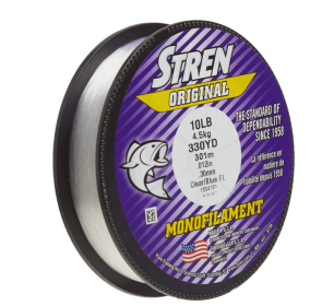 Stren Original® Monofilament Fishing Line, Clear/Blue Fluorescent, 12 lb Test Strength, 300 yd