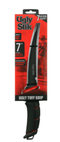 Ugly Stik Fishing Tools, 7in Tapered Knife, Black