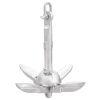 Folding Anchor Silver 1.5 lb Hot Dip Galvanized Cast Iron