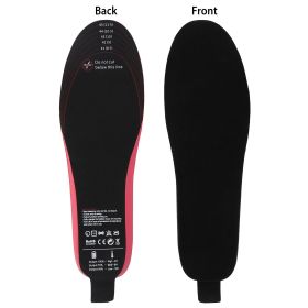Heated Insoles Electric Heated Foot Warmer 3000mAh Rechargeable Battery Powered Trimmable Heated Shoe Insoles for Men Women Hunting Skiing Fishing (Option: L)