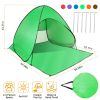 Pop Up Beach Tent Sun Shade Shelter Anti-UV Automatic Waterproof Tent Canopy for 2/3 Man w/ Net Window Storage Bag for Outdoor Beach Camping Fishing P